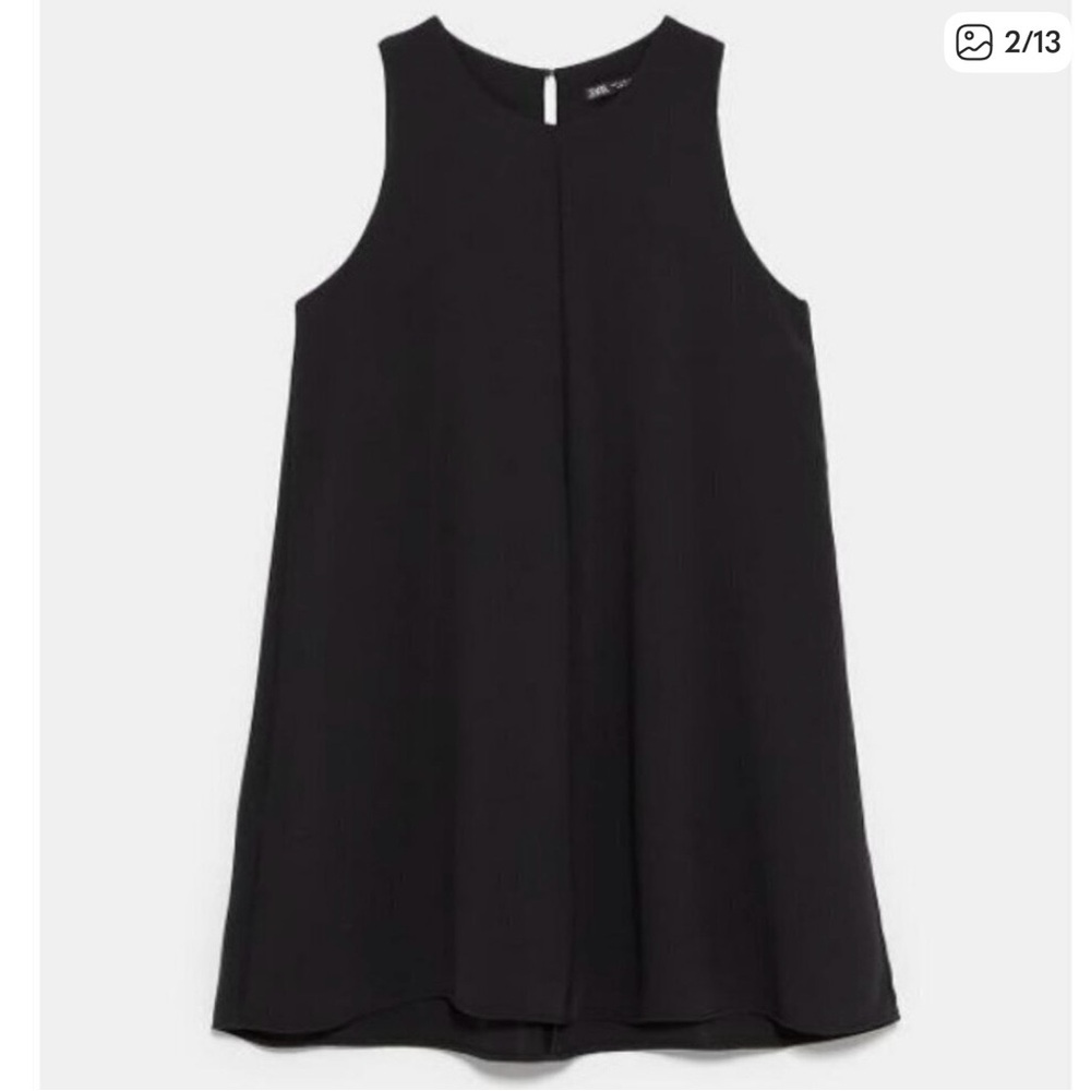 Zara Women’s “little black dress” A-line Swing Dress - Medium
